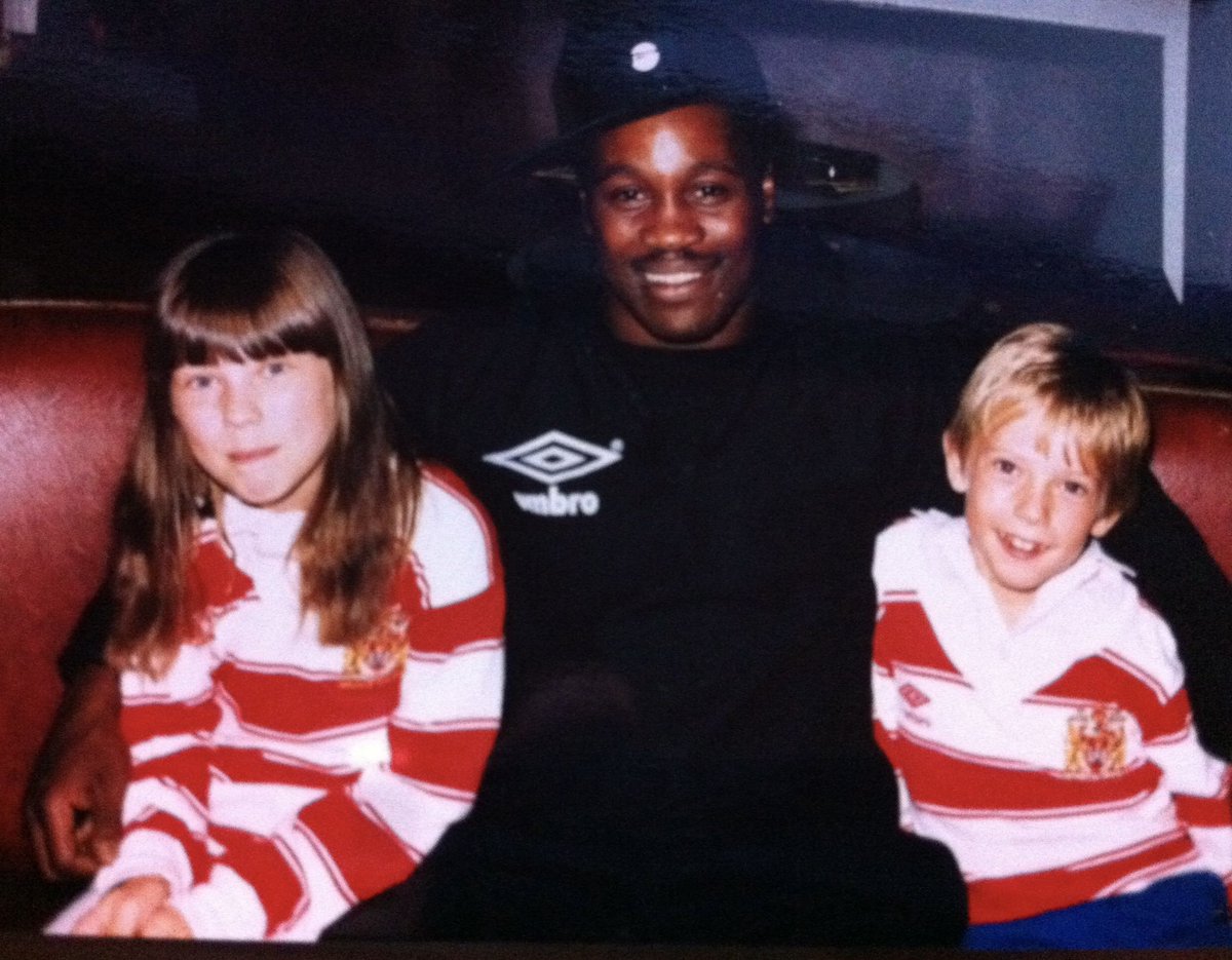 JohnskiRiles's tweet photo. @Wigan_Heritage When I was 8, I wrote him a letter asking if I could meet my heroes, Henderson Gill and Ellery Hanley. He personally wrote a postcard back, inviting me and my sister to meet them - see photo. He wasn’t just all big ideas and spending. He made dreams come true in so many ways. RIP https://t.co/zZSxYpgIS2