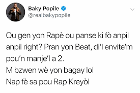 FilipOfisyel's tweet photo. Men sa listwa ap kenbe ann pa bay tèt nou manti https://t.co/NMugKms6DR