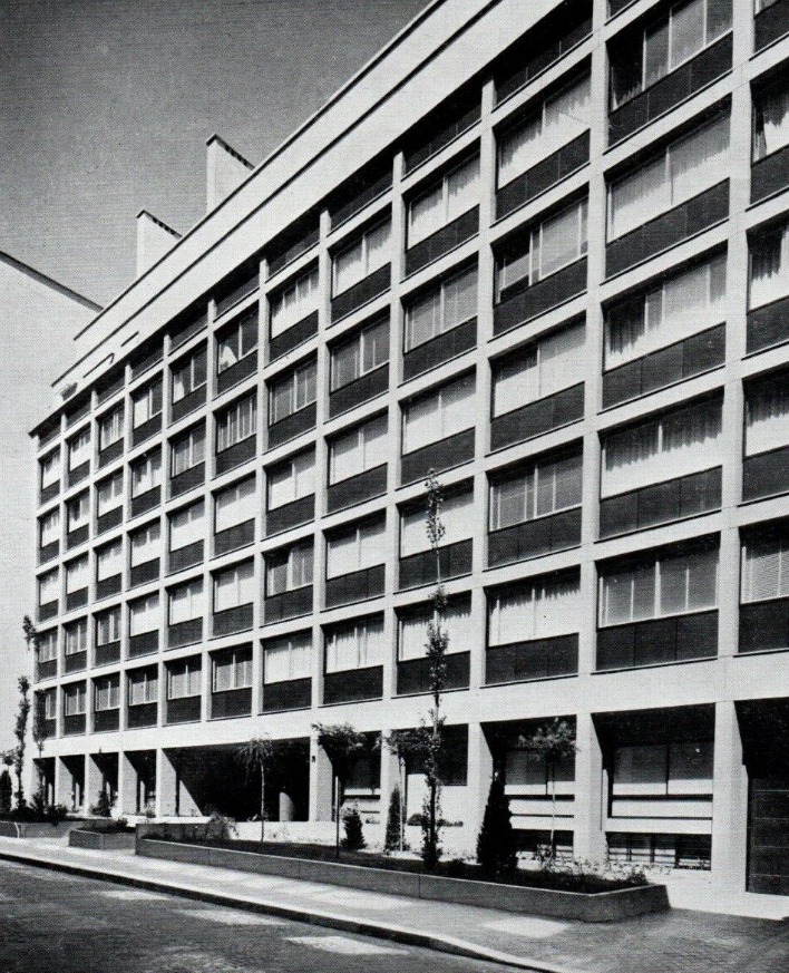 75 PARIS 1958 IMMEUBLES A APPARTEMENTS RANELAGH - BOULAINVILLIERS