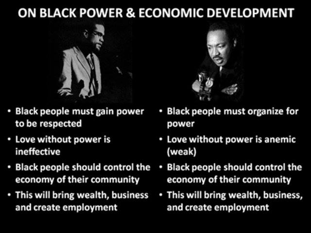 BlkHistStudies's tweet photo. The similarities between #MartinLutherKing and #MalcolmX #SameGoal #DifferentMethods #BothAmazing #RespectOurLeaders #PutSomeRespeckOnTheirNames https://t.co/kIwlsbb1so