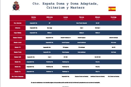 rfhe_'s tweet photo. Abierta la matrícula del Campeonato de España de Doma Clásica Y Adaptada, Critérium Nacional y Master 2022 que se celebrará en el @rcpolobarcelona del 1-5 de Junio.
¡Os esperamos! 😃🐴
#RFHE #CtoEspañaDoma #DomaClasica #CampeonatoEspañaDoma #RealClubDePolo #RCDPB https://t.co/VqTxgHrc9S