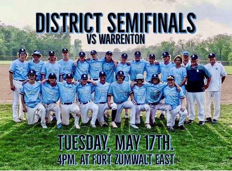 StDomBaseball's tweet photo. Game Day!  We will be taking on ⁦@WarCoR3Baseball⁩ at ⁦@fzeactivities⁩. Game time is set for 4 PM. 

⁦@sdhsathletics⁩ ⁦@GSV_STL⁩ ⁦@hssportscaravan⁩ ⁦@STLhssports⁩ 

#timeforgreatness #rolldingos #compete https://t.co/JurITnv61t