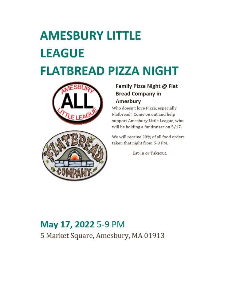 01913LL's tweet photo. A.L.L. Fundraiser tonight at Flatbread! https://t.co/12IJtb2vGl