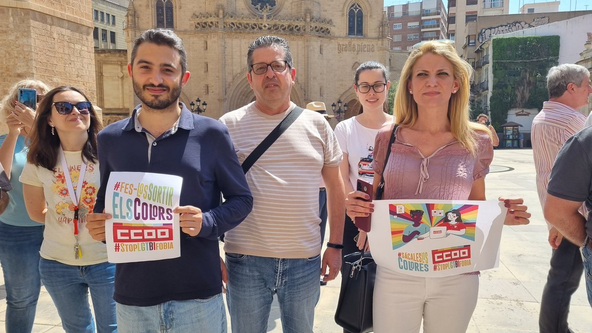 ester_cg's tweet photo. #EnREDandoCCOO en @ccoopv_cnord para extender nuestra acción sindical, con movilización incluida en el Día contra la #LGTBIfobia https://t.co/g8TjstokHb