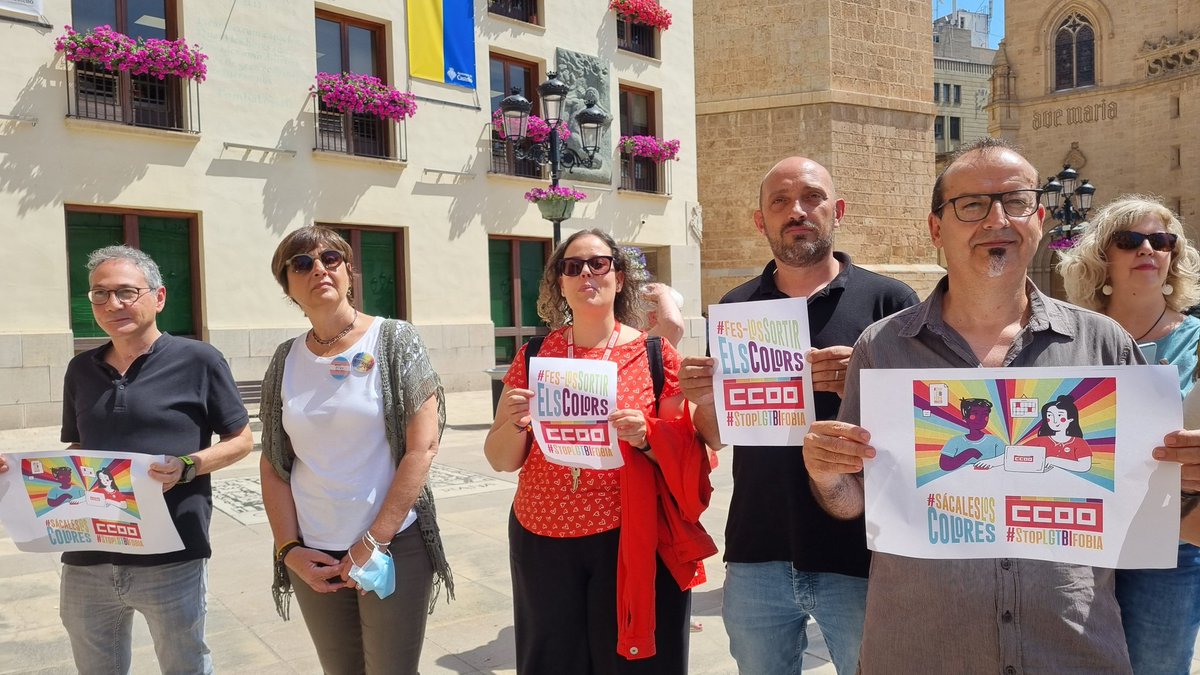 ester_cg's tweet photo. #EnREDandoCCOO en @ccoopv_cnord para extender nuestra acción sindical, con movilización incluida en el Día contra la #LGTBIfobia https://t.co/g8TjstokHb