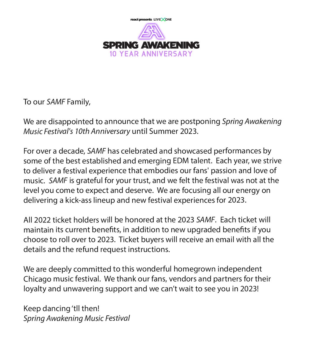 React Presents tweet media