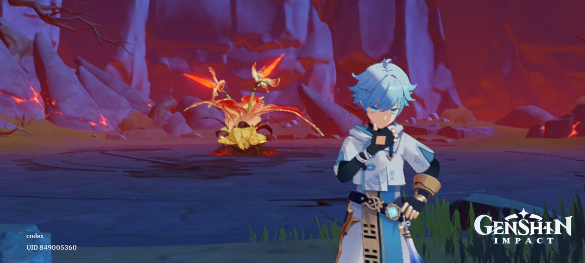 CuriousCode1's tweet image. I named him alfred because i keep forgetting its name #GenshinImpact #Genshin #Genshinlmpact #Genshin_Impact