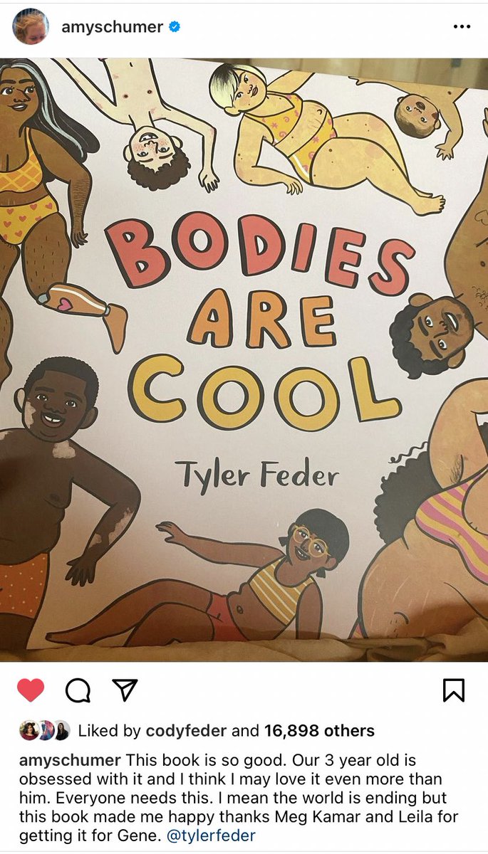 Bodies Are Cool has been in the top 50 books on Amazon for over 24 hours thanks to this nice insta post from @amyschumer!! Sometimes the internet is good 😎 