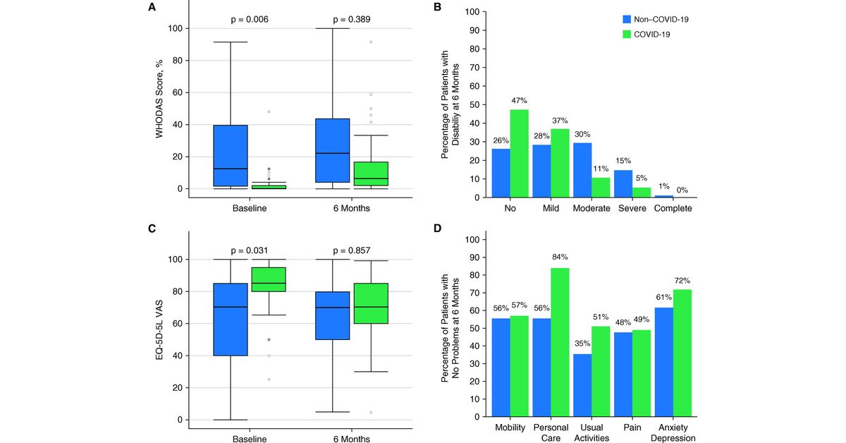 Comparison of 6-Month Outcomes of Survivors of COVID-19 versus Non–COVID-19 Critical Illness

🔓 Open Access
🔗 bit.ly/39qBTaY