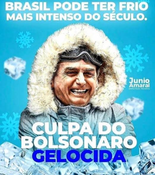 DaniMYGonzalez's tweet photo. O culpado pela frente fria segundo a imprensa militante: https://t.co/1sXrlc1def