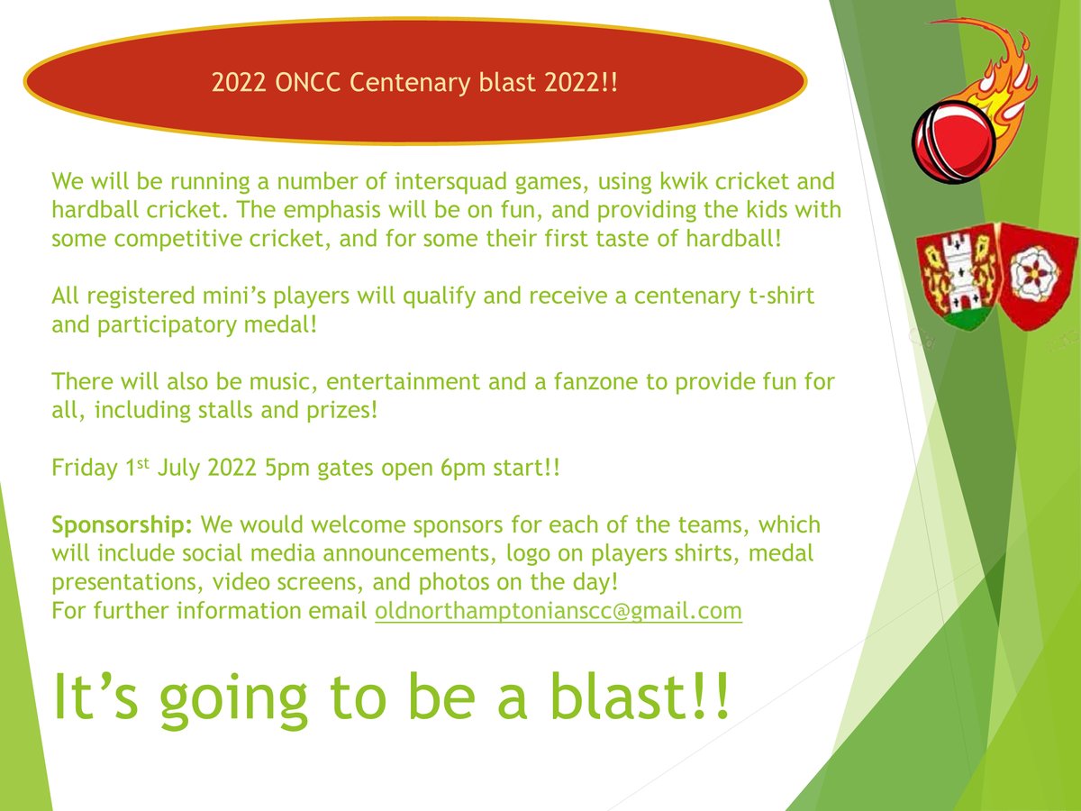 Old Northamptonians (@onscc) on Twitter photo 