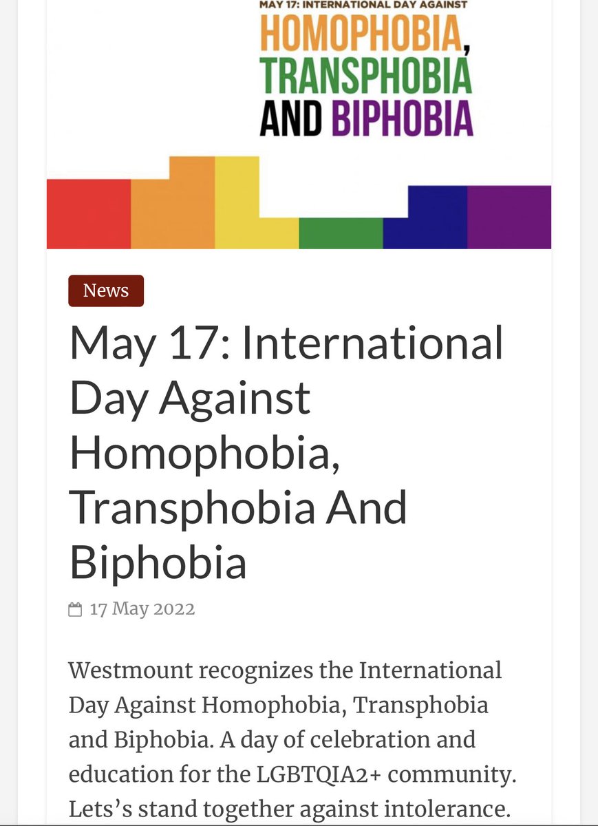 Let’s stand together against intolerance!