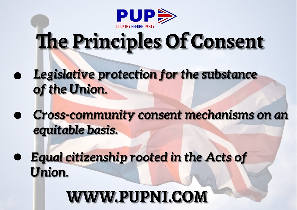 OfficialPUP's tweet photo. We welcome both the Prime Minister’s acknowledgement of the consent principles and Foreign Secretary Liz Truss' stated commitment of "rebalancing the Belfast Agreement" which has been the position held and repeatedly called for by the PUP since the Protocol's imposition. https://t.co/gsvYAdTK7u
