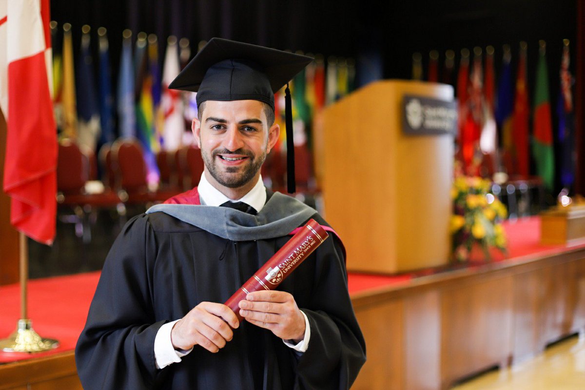 Ossama Nasrallah (@osamaa95) on Twitter photo We made it🎓🎓 Grateful today for my classmates, faculty, family and friends for the unconditional love and support! Couldn’t have chosen a better university <a href="/smuhalifax/">Saint Mary’s University</a> and program🙌 We made it🎓🎓 Grateful today for my classmates, faculty, family and friends for the unconditional love and support! Couldn’t have chosen a better university <a href="/smuhalifax/">Saint Mary’s University</a> and program🙌