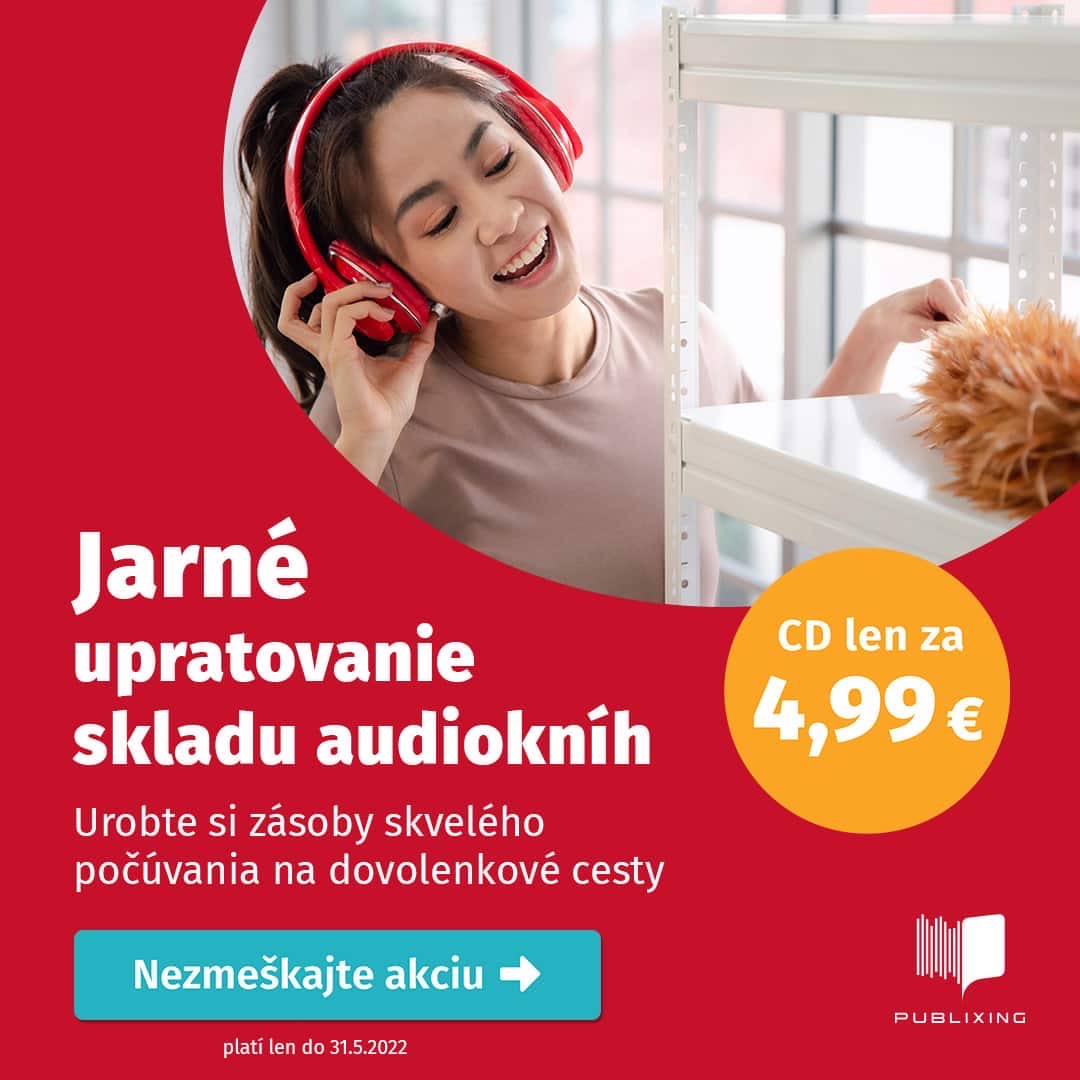 Audioknihy na CD len za 4.99 EUR. Upratujeme sklady, zasobte sa dobrymi pribehmi na letne cesty! #audioknihy #akcia