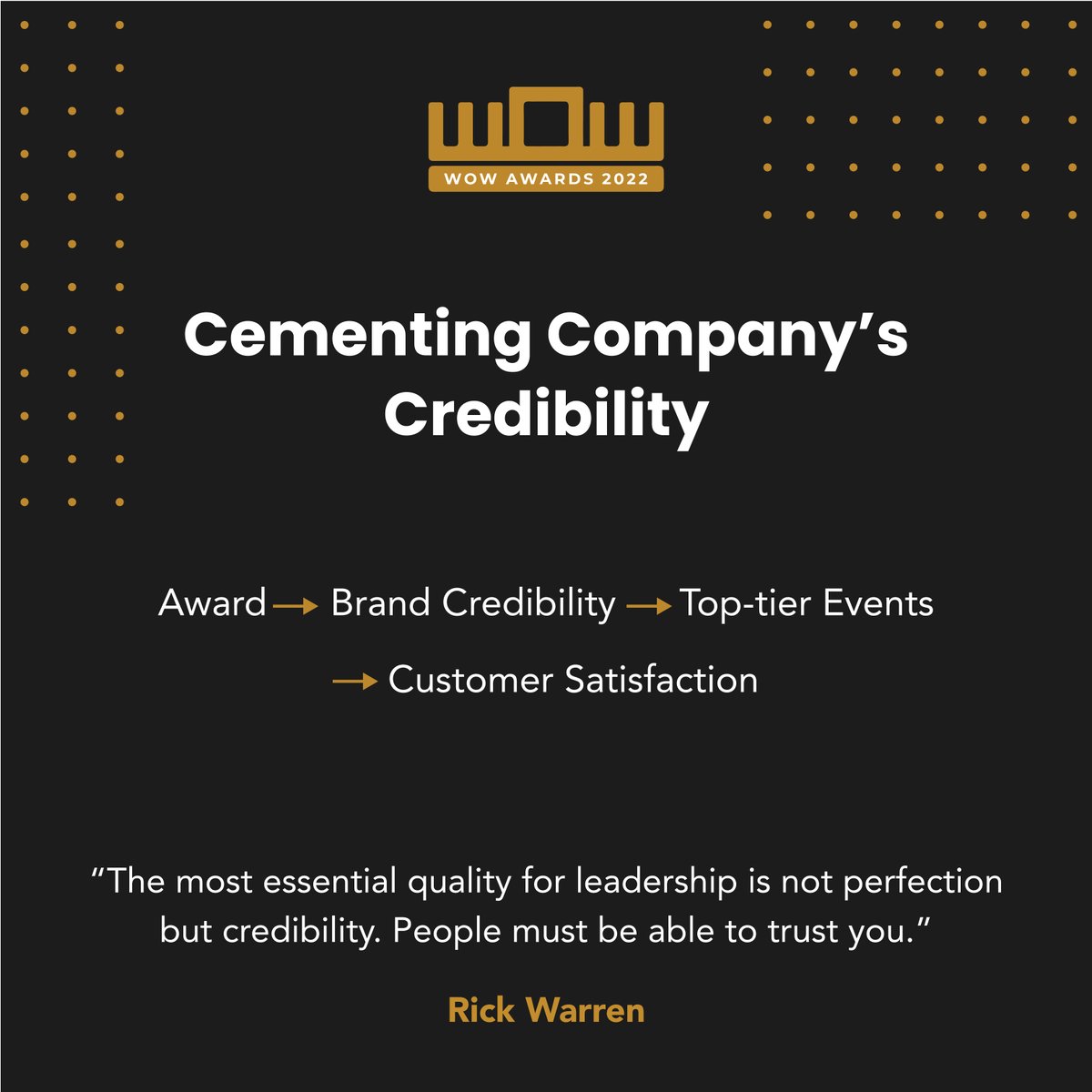 Here's how winning an award can be a game changer for your business. Stay tuned to learn more about how winning a Wow Award can influence your brand! Participation is the key to winning: 
Eligible Work Entries: 2020-2022
Regular entry: Rs. 8000/- 
Entry deadline: 31st May, 2022