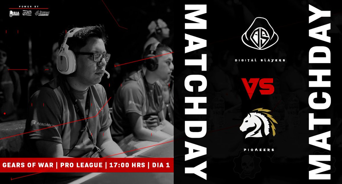 MATCHDAY 🚨🚨🚨

Hoy debutamos en la Gears #ProLeague 🔥
Vamos con todo, frente tenemos a un rival muy complicado, pero el miedo no es una opción 🗡️

🏆 : <a href="/GearsEsports/">Gears Esports</a> 
🆚 : <a href="/PioneersGG/">Pioneers</a> 
⌚: 4 PM

#NoMercy ❌