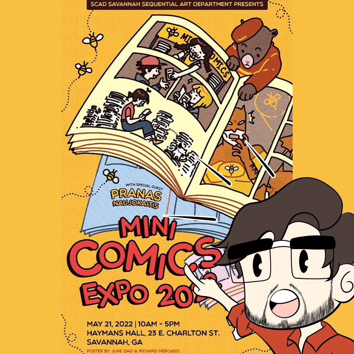 cash_masheen's tweet photo. DO YOU LIKE COMICS IN SMALL SIZES? ARE YOU IN THE SAVANNAH AREA? WANT TO SEE MY BEAUTIFUL FACE IRL? THEN COME ON DOWN TO THE MINI COMICS EXPO THIS SATURDAY (May 21) AND SEE WHAT YOU CAN GET!!!!
#minicomicsexpo #comics https://t.co/D9heEtA90v