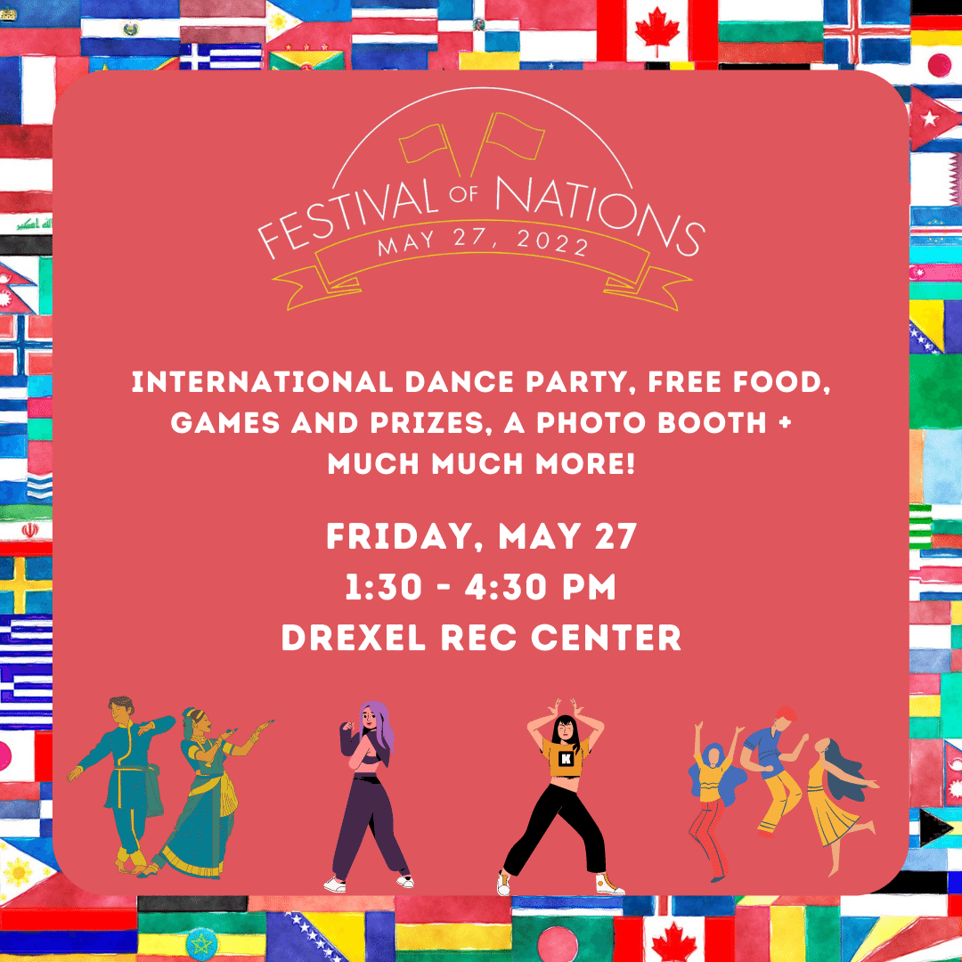 DrexelGradStudy's tweet photo. Are you registered for the Festival of Nations yet❓

‼️ Open to all students - Graduate Students &amp; Undergrads‼️

Register here (there will be LIMITED registration the day of the event) - https://t.co/j8izox3ILa https://t.co/woSQVdLpVX