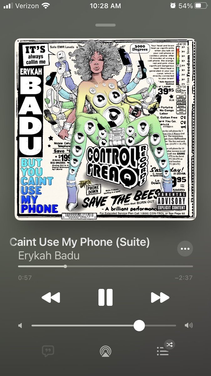 wiz120th's tweet photo. “You better use Morse code cause you can't use my phone
Get a towel and some smoke cause you can't use my phone”
#Queen #OverYaHead https://t.co/9DNQRGMv2A
