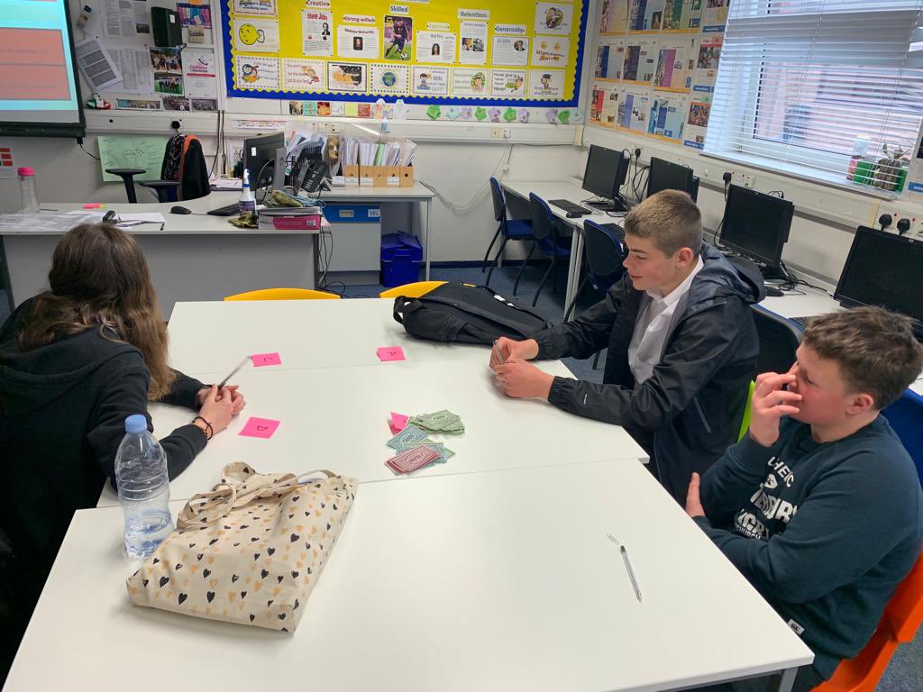 Well done to all pupils who attended our business immersion classes today📚Here are some of our Nat5’s in action!