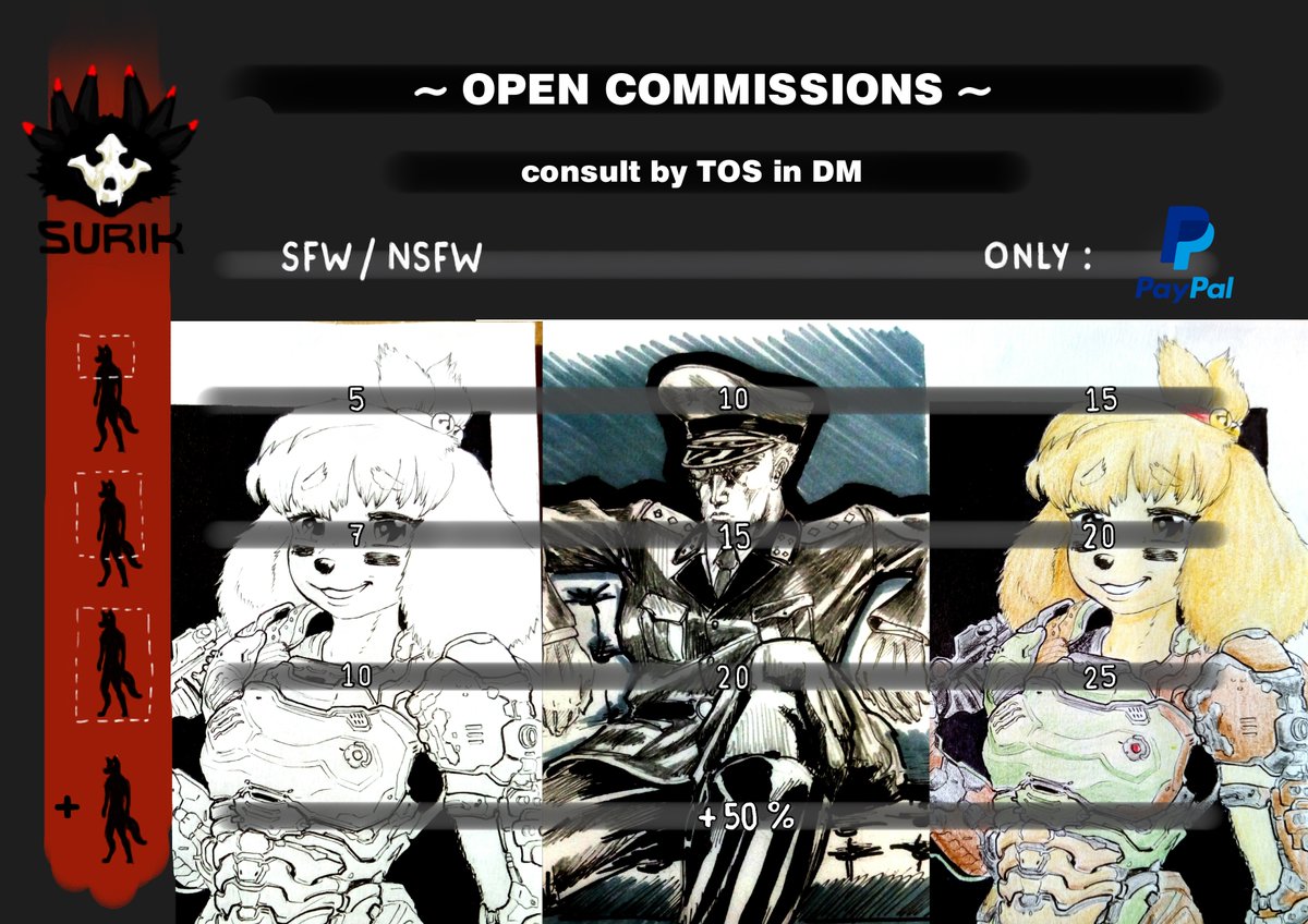 --Surik334-- ~OPEN COMISSIONS~ tweet media