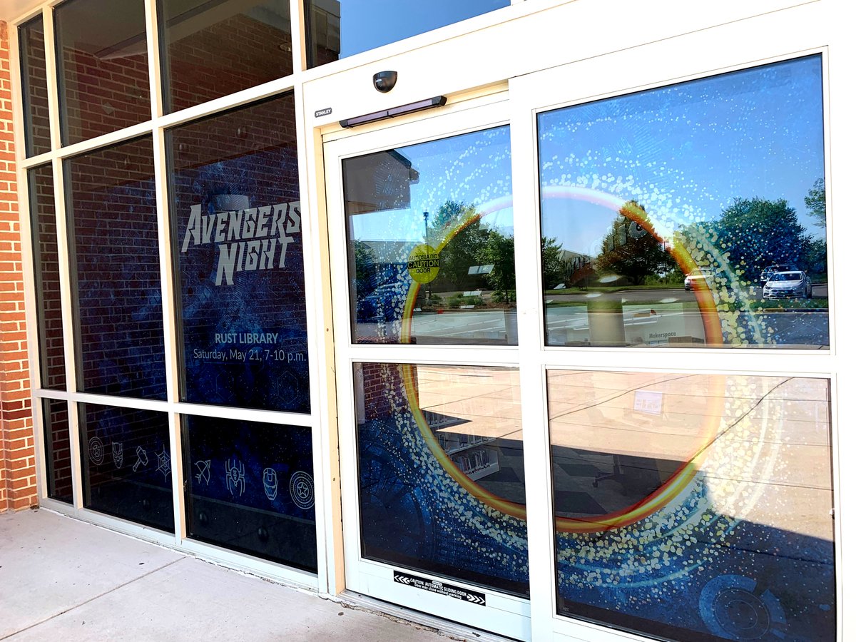 LoudounLibrary's tweet image. SATURDAY: Step through this portal and into the Marvel Universe.... Get ready for Avengers Night at #RustLibrary with our complete guide: library.loudoun.gov/Avengers-Night