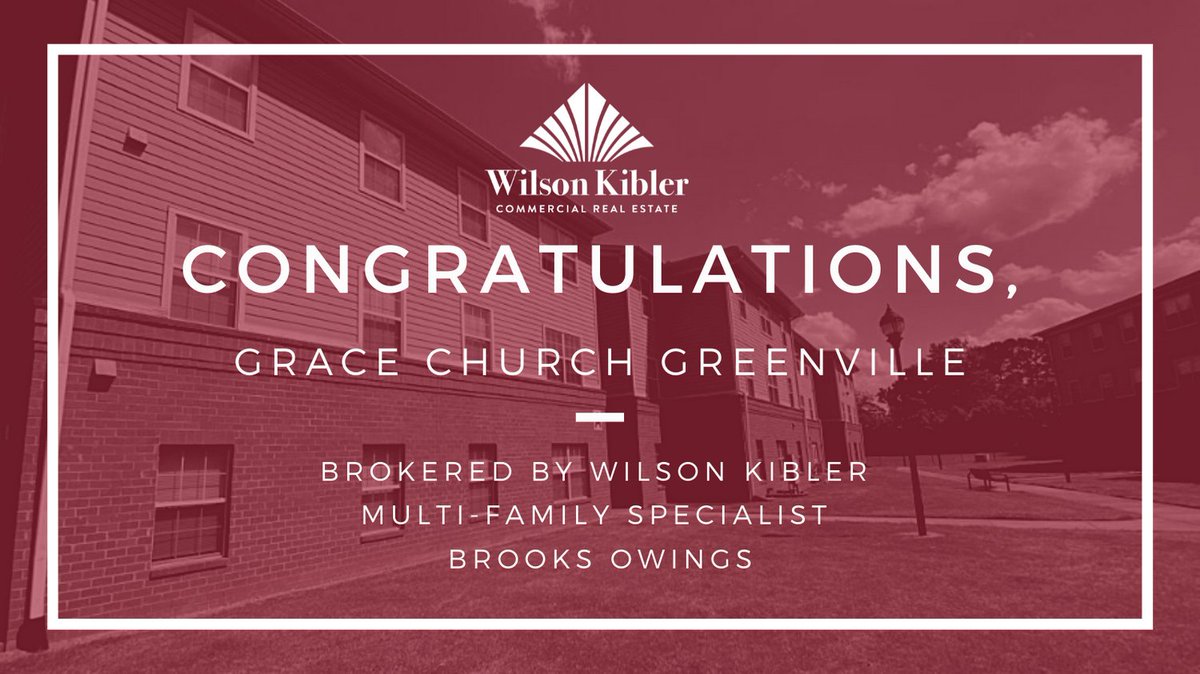 WilsonKibler's tweet photo. Multifamily specialist Brooks Owings represented Grace Church in purchasing a 121-unit student housing development with plans to expand its current supportive housing ministry in the Upstate.  Grace Church purchased the property from Greenville Tech for $16 million. https://t.co/SyQelVr8Kv