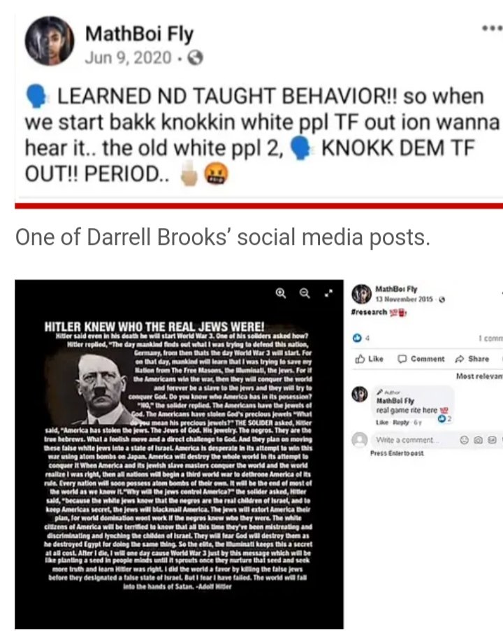velvethammer's tweet photo. @catturd2 @POTUS It's right here in black on white.
#WaukeshaMassacre #Buffalo #PaytonGendron #DarrellBrooksJr #Hitler
#RIPAll. https://t.co/25LnIJofD7