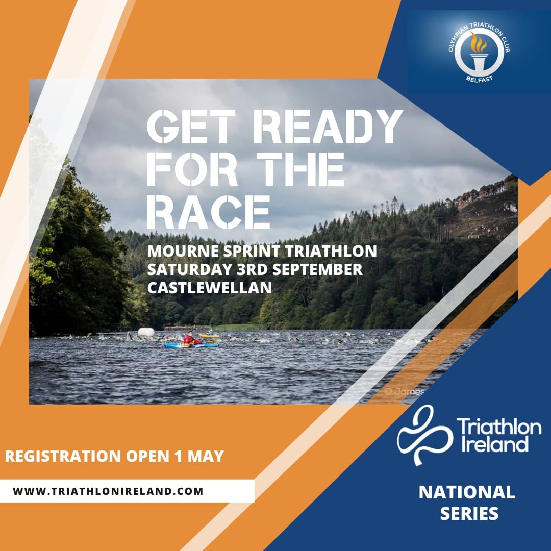 The ever popular #MourneSprintTri is back on Saturday 3rd September as part of <a href="/tri_ireland/">Triathlon Ireland</a>'s #BMWTriSeries.
A stunning race in the grounds of Castlewellan Forest park with a backdrop of the Mourne mountains.
Entries via Triathlon Ireland website 
app.triathlonireland.com/race-calendar/