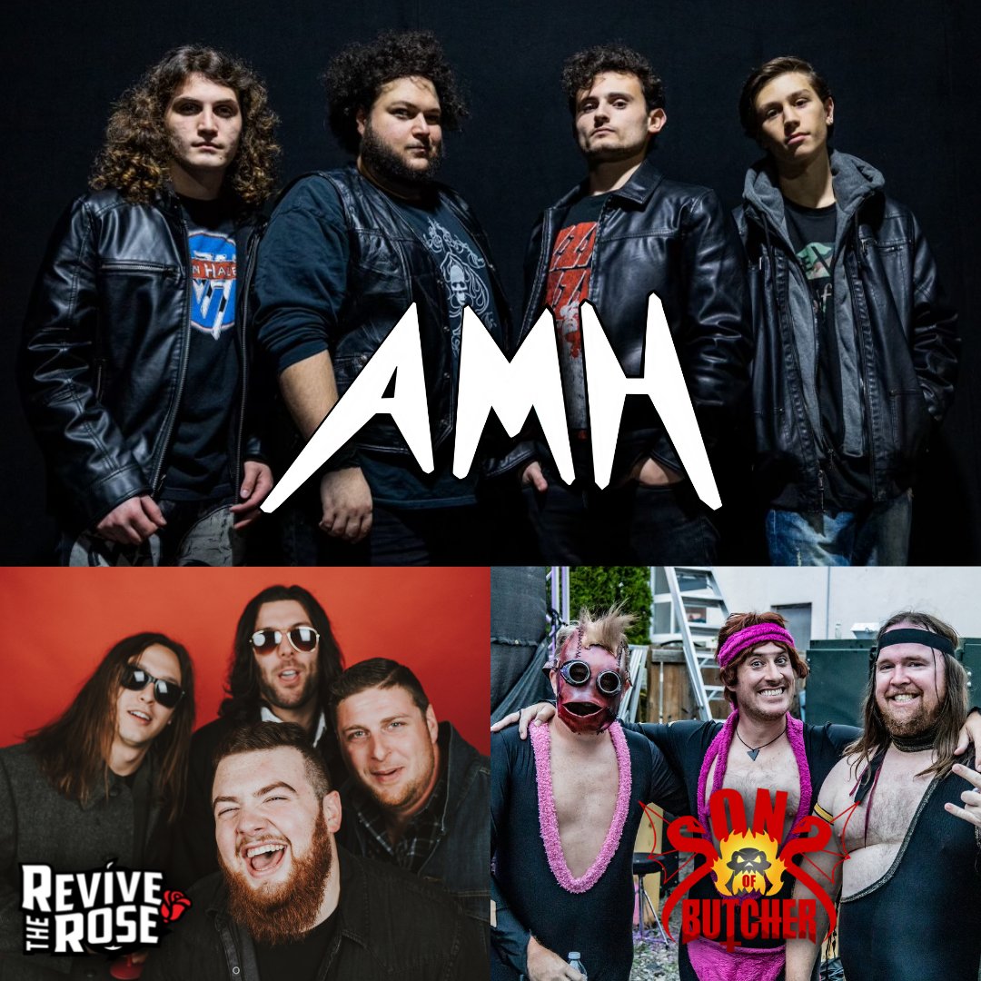💥 ATTN: May 27 💥: @amhband in Toronto @ <a href="/thesneakydees/">Sneaky Dees</a> is almost sold out! 𝗟𝗲𝘀𝘀 𝘁𝗵𝗮𝗻 𝟱𝟬 𝘁𝗶𝗰𝗸𝗲𝘁𝘀 𝗿𝗲𝗺𝗮𝗶𝗻!!

Grab yours here: eventbrite.ca/e/267298185067

With special guests @revivetherose + <a href="/therealsobs/">Sons of Butcher</a>
#amhband #revivetherose #sonsofbutcher