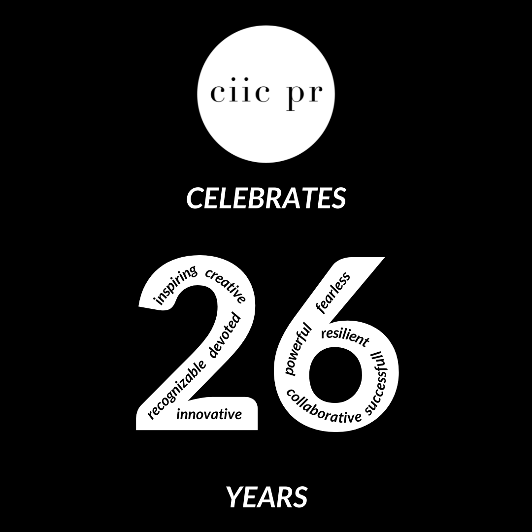CIIC PR (@ciicpr) on Twitter photo Cheers to 26 years! CIIC PR celebrates its 26 birthday as a leading travel, tourism, food & beverage and lifestyle public relations agency. Sending a huge congrats to our Founder and CEO <a href="/youneedpr/">Carolyn Izzo-Feldman</a> for her vision, dedication and inspiration. We look forward to many years ahead! Cheers to 26 years! CIIC PR celebrates its 26 birthday as a leading travel, tourism, food & beverage and lifestyle public relations agency. Sending a huge congrats to our Founder and CEO <a href="/youneedpr/">Carolyn Izzo-Feldman</a> for her vision, dedication and inspiration. We look forward to many years ahead!
