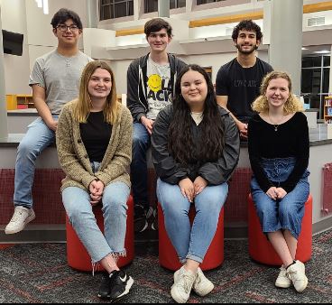 Congratulations to the 2021-22 Goshen High School IB Diploma Candidates! First Row: Amelia Walters, Ashley Garcia Coto, and Kathlin Batson. Second Row: Steve Bermudez, Luke Kratzer, and Soroosh Kermani.