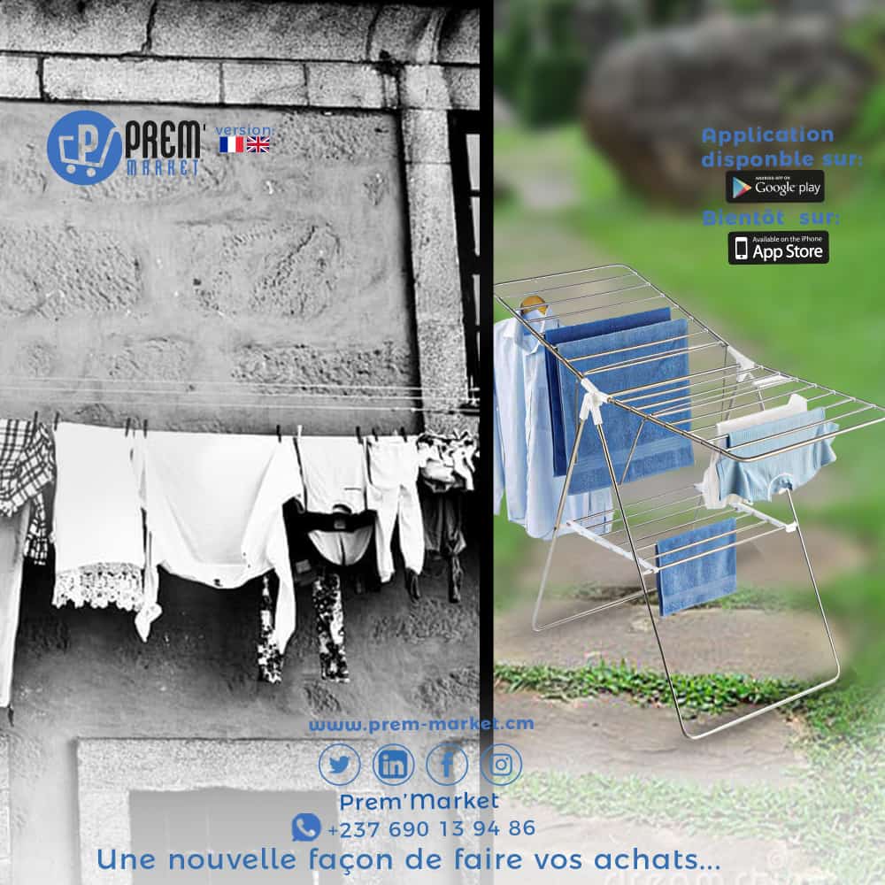 prem_market's tweet photo. Par ces temps pluvieux préférez-vous un sèche linge moderne ou alors étaler sur les cordes comme avant ?

Juste ici👇👇👇
https://t.co/2PSytmZ9hu

#PremMarket #venteenligne237 #Mai https://t.co/5ErHlvVbtI