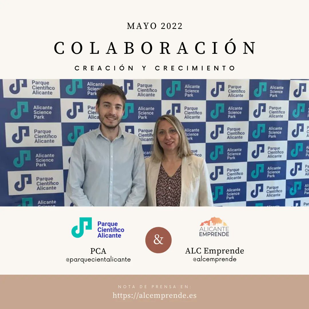 ALC Emprende (@alc_emprende) on Twitter photo Unimos fuerzas con el Parque Cientifico de Alicante (PCA) 💪 de la <a href="/UA_Universidad/">Universidad de Alicante UA</a> para la puesta en valor y promoción del emprendimiento en los jóvenes.
Apoyarnos para ofrecer el mejor panorama emprendedor a los jóvenes de la provincia de Alicante es un objetivo clave. Unimos fuerzas con el Parque Cientifico de Alicante (PCA) 💪 de la <a href="/UA_Universidad/">Universidad de Alicante UA</a> para la puesta en valor y promoción del emprendimiento en los jóvenes.
Apoyarnos para ofrecer el mejor panorama emprendedor a los jóvenes de la provincia de Alicante es un objetivo clave.
