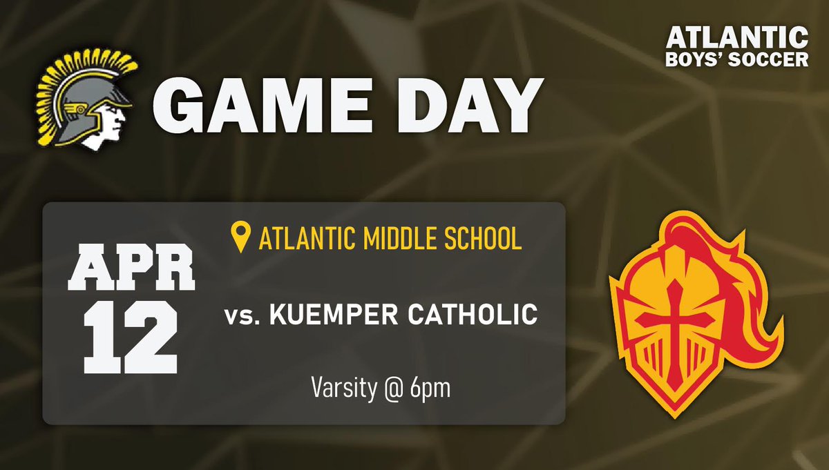 Come what the boys play at the Atlantic middle school! Starts at 6pm!