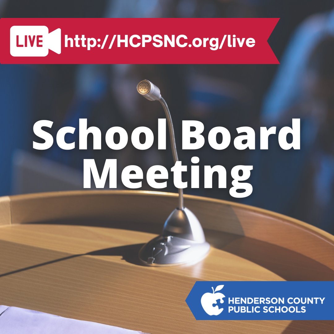 The school board will hold a Special Called meeting on Thursday, May 19 at 3 PM at 414 4th Ave. West, Hendersonville. 

The purpose of the meeting will be to hold a closed session for personnel matters regarding the Superintendency of HCPS; open session action is anticipated.