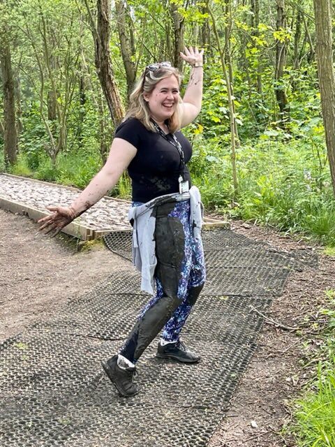 MissDickson_'s tweet photo. A successful trip at Conkers today, even if I did manage to fall in the mud in front of my entire class 🤣 https://t.co/3TLmwXnYkU
