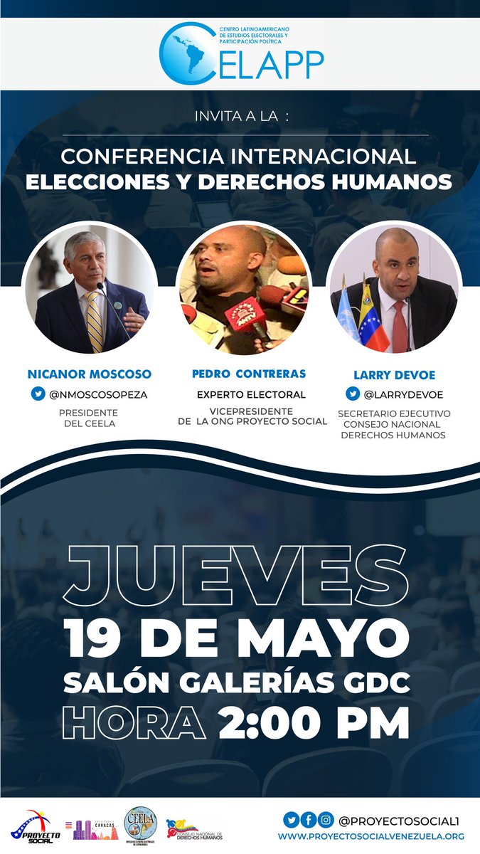 proyectosocial1's tweet photo. Este Jueves en #Venezuela #Caracas #PROYECTOSOCIAL #CELAPP #CEELA @nmoscosopezo @LarryDevoe https://t.co/5RT5NZoCev