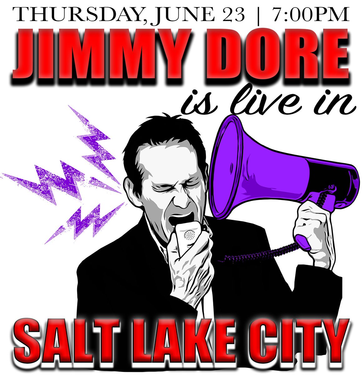 jimmy_dore's tweet photo. June 23! JIMMY DORE Is Live In Salt Lake City, UT!
Tickets on sale --> @WiseguysUtah 
https://t.co/1v4NyNMxUZ https://t.co/9XwK1ma0hs