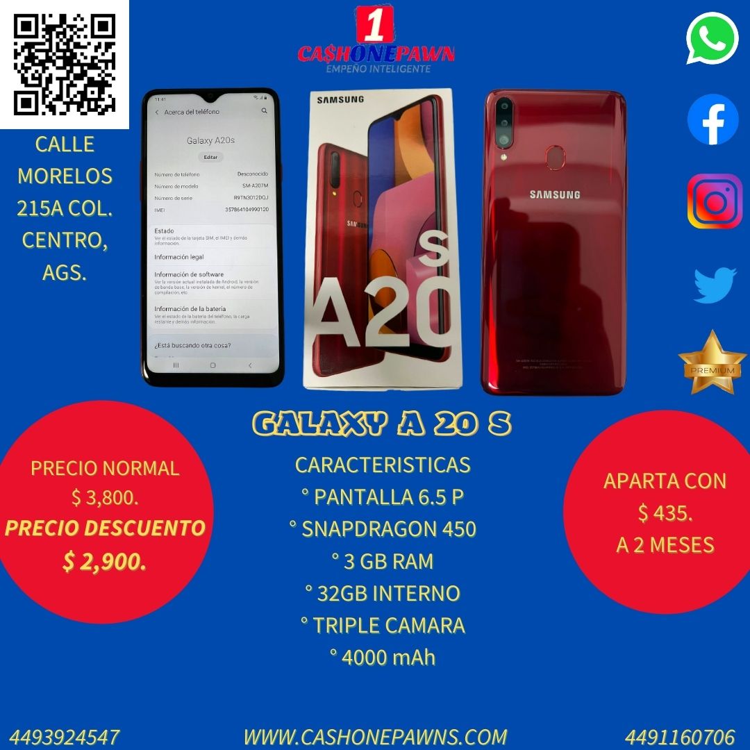 VEN A CASH ONE PAWN TENEMOS MERCANCIA A EXCELENTE PRECIO, SISTEMA DE APARTADO Y PAGO CON TARJETA (5%+ COM)
ESTAMOS EN CALLE MORELOS 215A COL CENTRO AGS.
PREGUNTA POR NUESTRO DESCUENTO ESPECIAL EN JOYERIA DE ORO 😉😉😉😉😉😉😉🏃🏃🏃🏃🏃🏃🏃 
PREGUNTA VIA INBOX DISPONIBILIDAD