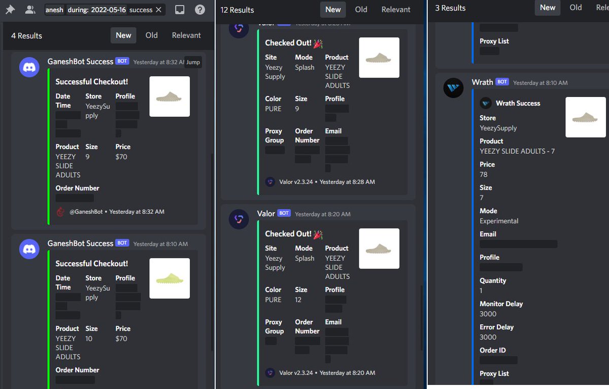 CSAffinity's tweet image. Bots: 
@wrathsoftware 
@ValorAIO 
@tricklebot 
@GaneshBot 
Proxies: 
@KermitProxies 
@aycdproxies 
@PorterProxies 

Gmails: 
@AtomicOneClicks 
@BreadSupply 

Groups:
@AcoWicked 
Nice little 33 clip for ACO