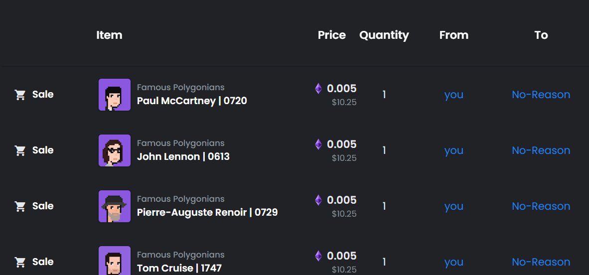 🎉"Paul McCartney &amp; John Lennon" 
🎉Both sold for 0.005 Ξ each!
🙏🙏
#NFTsold #NFTsales #TheBeatles #NFT #PaulMcCartneyGotBack #JohnLennon #NFTcollection #NFTdrop #PolygonNFTs #MATIC #NFTProject