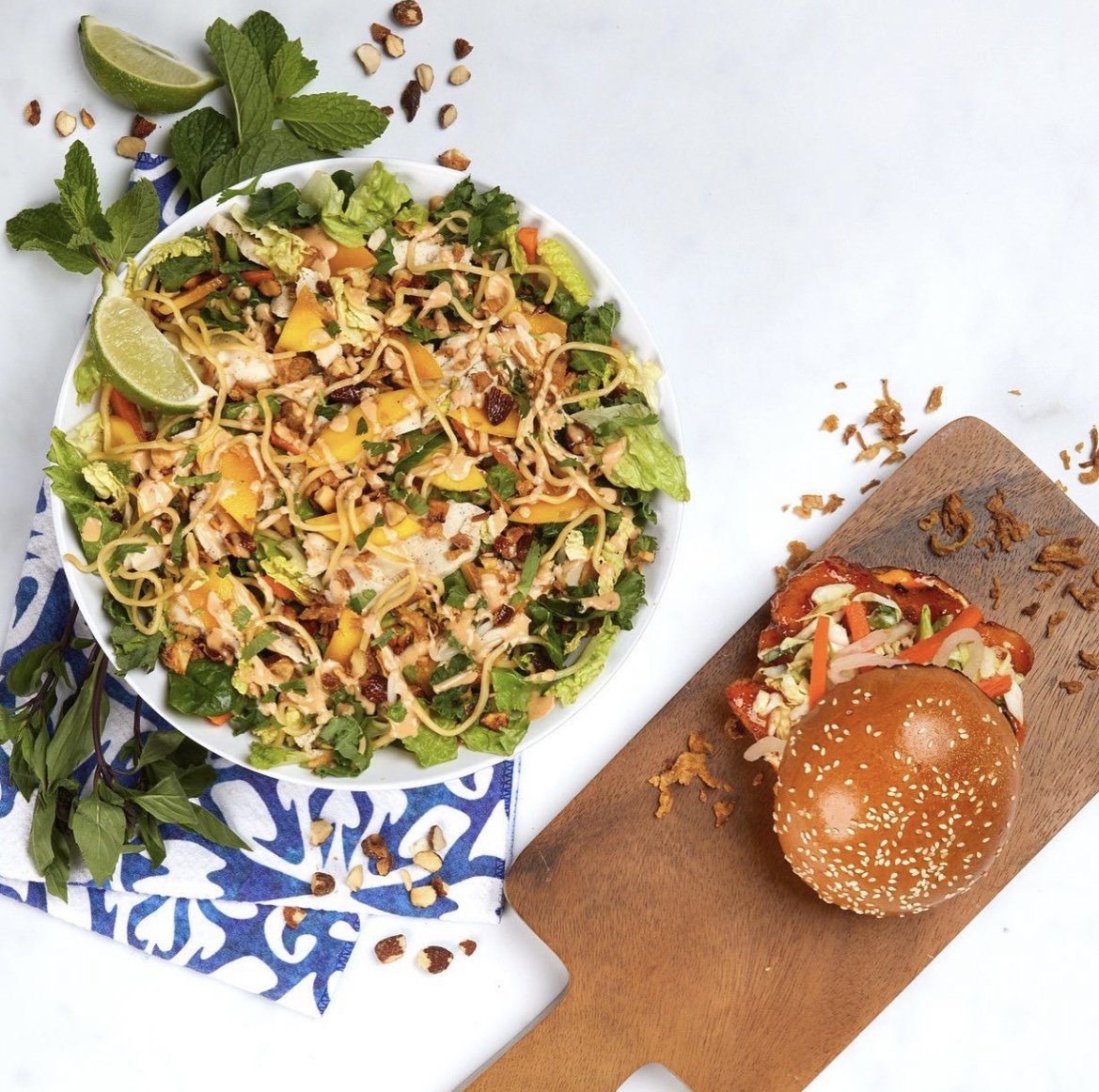 That salad is picture perfect! 😍 Stop by the Dallas Arts District and try <a href="/MendocinoFarms/">Mendocino Farms</a> our new Thai favorites. Feel good with good food!

📸: <a href="/MendocinoFarms/">Mendocino Farms</a>