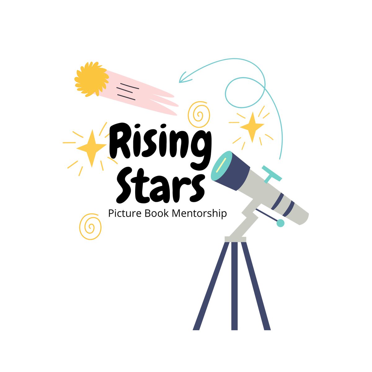 ebonylynnmudd's tweet image. 📣 We asked and y’all answered so it’s time for me &amp;amp; @PewKailei to announce that the Rising Stars Picture Book mentorship is coming!

•Mentor announcement on 6/1
•Apps open 6/6

For now, VOTE in the comments to pick our logo by 5/19:
1) Telescope 
2) Rocket Ship

RT to share 💫