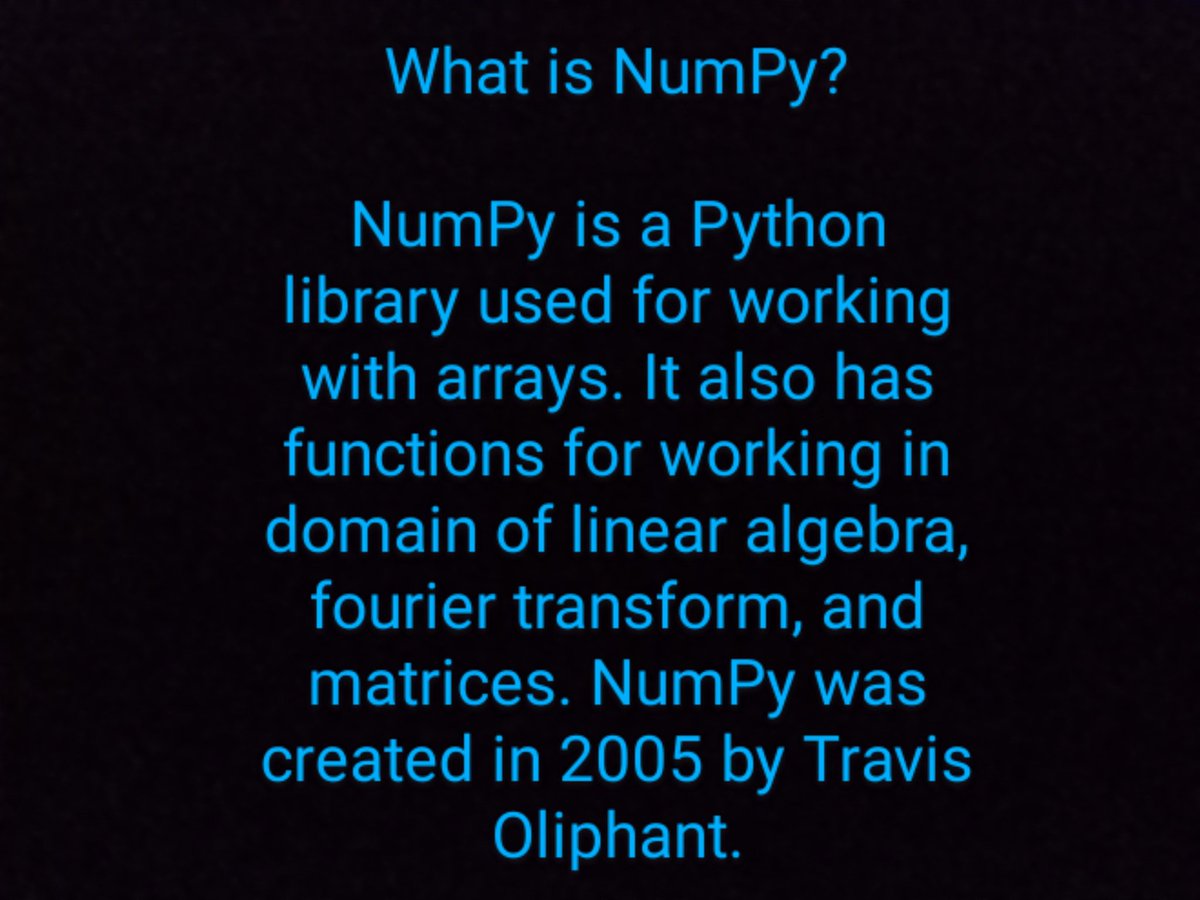 learntech_ankit's tweet image. #numpy #pandas #datavisualization # #sql #nosql #dataanalyst #dataanalytics #datascience #ecxel #statistics #powerbi #powerbitools #tableau
#learntechwithankit