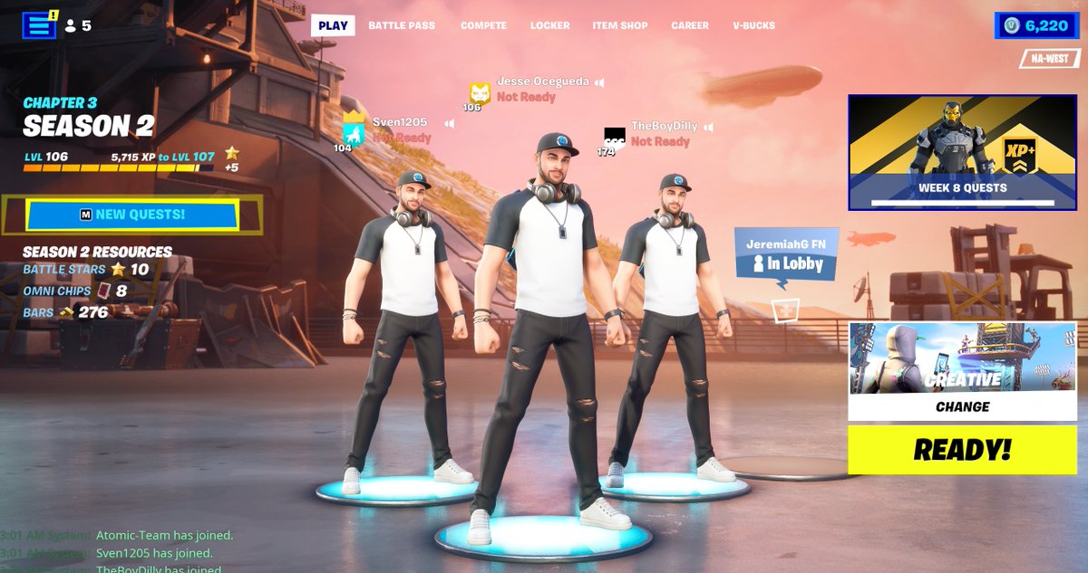 GoodGamers's tweet image. The Atomic boyzzz - in style 💙