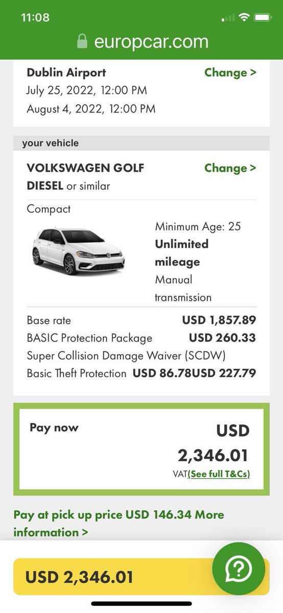 sotto atlantico Pantano europcar basic protection package cicatrice commerciante Normalmente