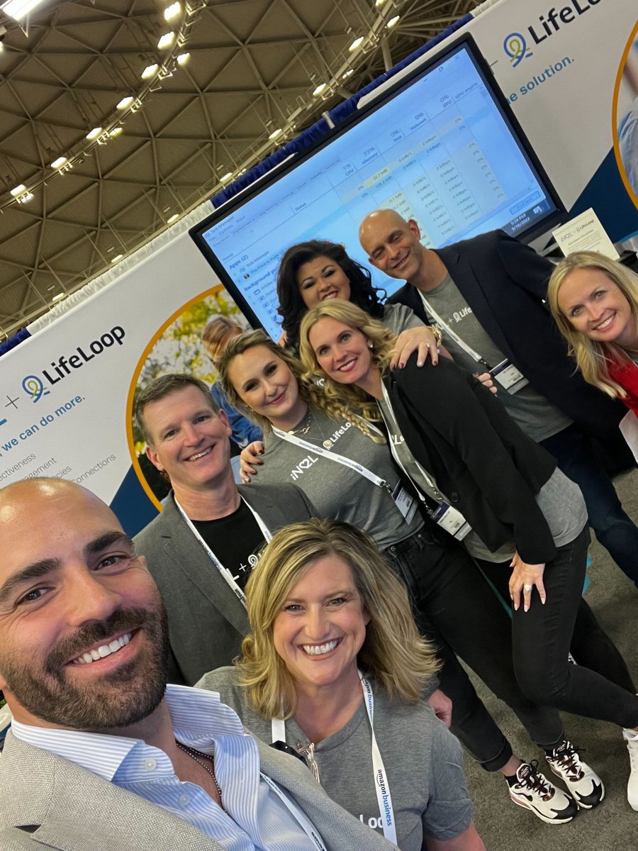 iN2L_LifeLoop's tweet photo. Day 2 at Argentum and tails are wagging! Stop by booths 1019 and 530 and say hello to the IN2L and LifeLoop team! Weโd love to hear about what your #seniorliving community has been up to in the past year!
#slec2022 #iN2L #LifeLoop #seniorcare #technology https://t.co/COGGaAZLiS