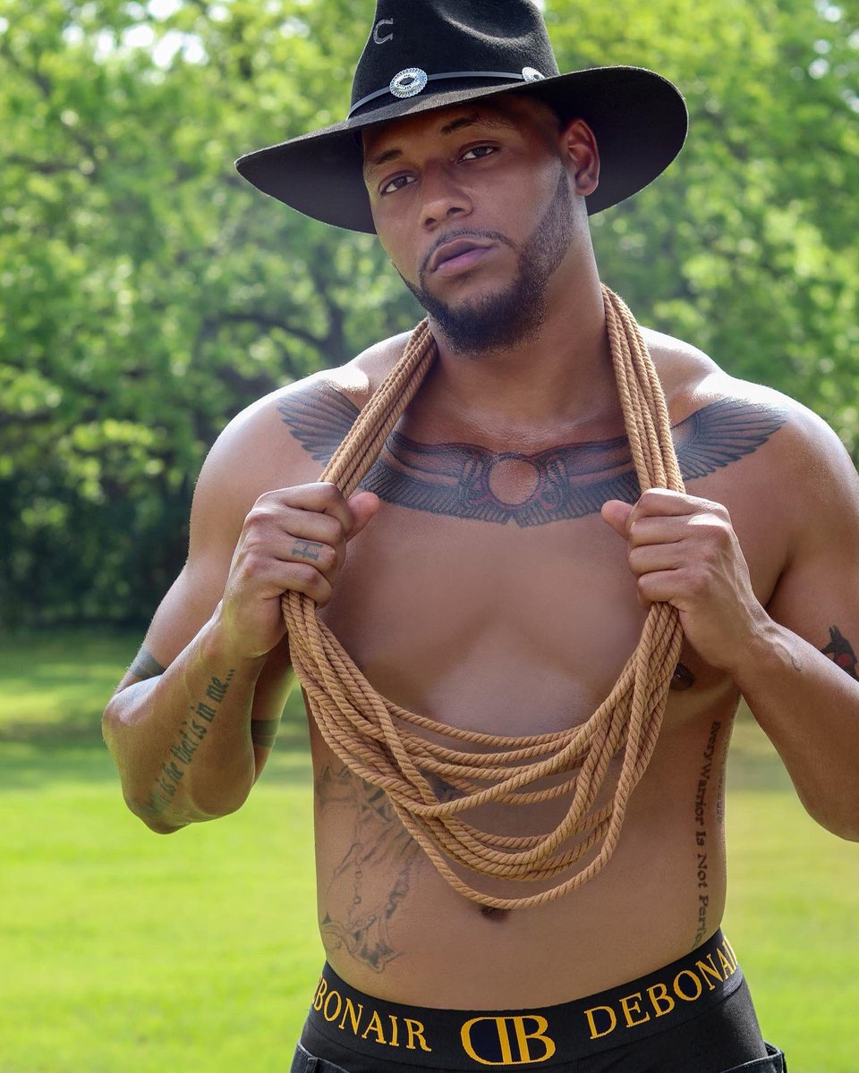 A God dreaming of being a human being! 

A real DB MAN - @debonairmen_ 

📸: <a href="/londonvsreese/">London Reese</a> 

#DebonairMen #Cowboy #Western #WildWildWest